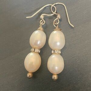 Elegant Pearl Drop Earrings